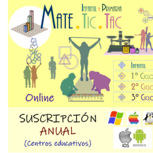 Suscripción anual colectiva a MATE.TIC.TAC
