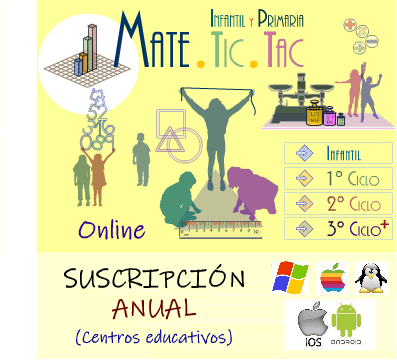 Suscripción anual colectiva a MATE.TIC.TAC